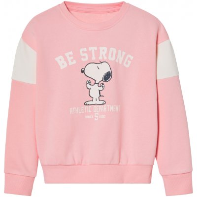 Dívčí mikina Peanuts růžová – Zboží Dáma