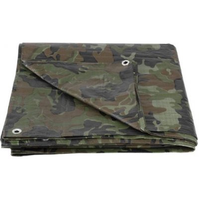 DEN-BRAVEN Zakrývací plachta s kovovými oky maskovací 4m x 5m | Zboží Auto DEN-BRAVEN Zakrývací plachta s kovovými oky maskovací 4m x 5m | Zboží Auto