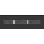 Kovovégarnýže.cz řasící stuha jednoskladová, 2,5 cm, 1:1,5 Délka řasící stuhy: 40,00m – Zboží Mobilmania