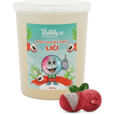 Bubbly.cz Domácí Bubble Tea Práskací kuličky liči 1 kg – Sleviste.cz