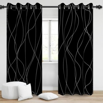 Bovlleetd vlnovkové zatemňovací závěsy 2 ks – Hledejceny.cz