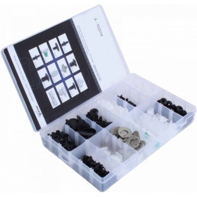 Příchytky čalounění pro interiér vozu Volkswagen, sada 255 ks - ASTA – Sleviste.cz