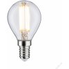 Žárovka Paulmann LED kapka 6,5 W E14 čirá teplá bílá