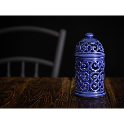 Vanya aroma lampa královská modř keramika 21 cm – Hledejceny.cz