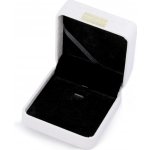 Tiniana Luxusní dárková krabička na šperky 8,5x9cm bílá – Sleviste.cz