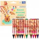 Creative Toys voskovky Jumbo Kapibara 12 barev – Hledejceny.cz
