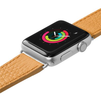 LAUT kožený řemínek Milano pro Apple Watch 42/44/45/49mm - Brown, LAUT-AWL-ML-BR – Zboží Živě