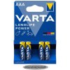 Baterie primární Varta Longlife Power AAA 4 ks 04903 121 414