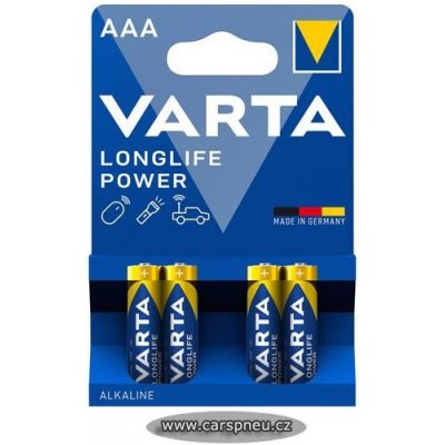 Varta Longlife Power AAA 4 ks 04903 121 414 – Zbozi.Blesk.cz