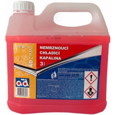 AD Nemrznoucí chladící kapalina G12 3 l – Zbozi.Blesk.cz