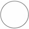Vyšívací rámeček a kruh Kovový kruh na lapač snů Ø25 cm Černý