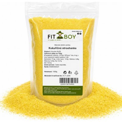 FITBOY Kukuřičná strouhanka 1000g – Zboží Dáma