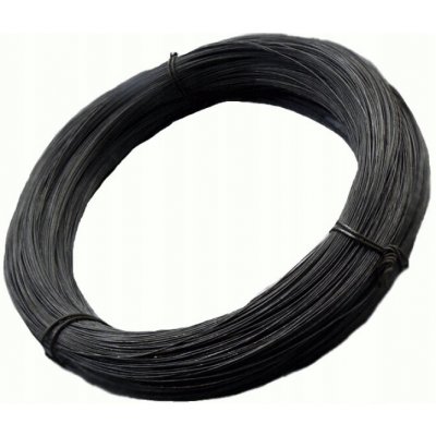 Vázací drát 1,0 mm žíhaný černý 5 KG – Hledejceny.cz