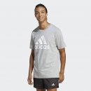 adidas T-shirt Essentials Single Jersey Big Logo T-shirt IC9350 Šedá