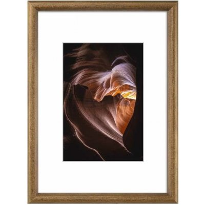 Hama rámeček dřevěný PHOENIX, hnědý, 30x40 cm – Zboží Živě