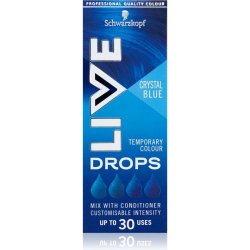 Schwarzkopf Live Drops barva na vlasy Crystal Blue 30 ml