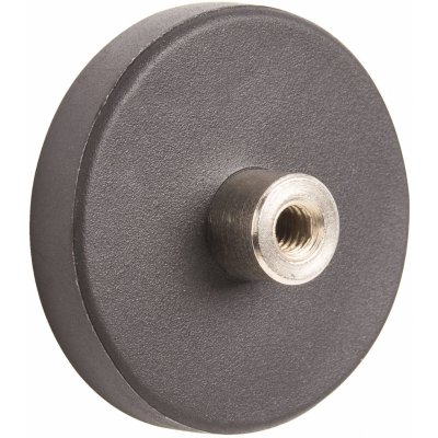 Walteco Pogumovaný neodymový magnet průměr 34mm, se závitem M4, nosnost 7,5kg , 100513