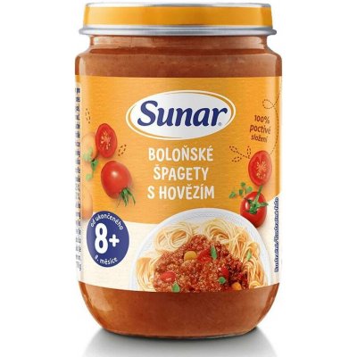 Sunar Boloňské špagety s hovězím 190 g – Sleviste.cz