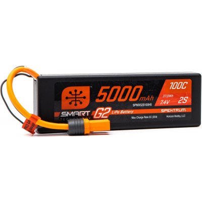 Spektrum Smart G2 LiPo 100C HC IC5 7.4 V 5000 mAh – Hledejceny.cz