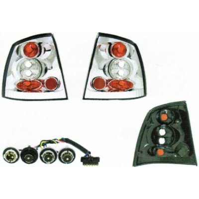 ZADNÍ SVĚTLO, LAMPA LEVÉ+PRAVÉ HATCHBACK OPEL ASTRA G, 01.98-08.09 Tajwan – Hledejceny.cz