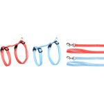 FLAMINGO Postroj s vodítkem na kočku Aiwa 1 x 20 - 35 cm – Zboží Dáma