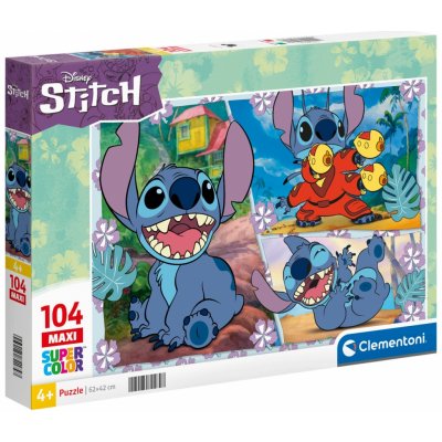 CLEMENTONI Stitch MAXI 104 dílků – Hledejceny.cz