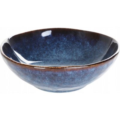 Homla Miska kameninová vintage modrá 17 cm – Hledejceny.cz