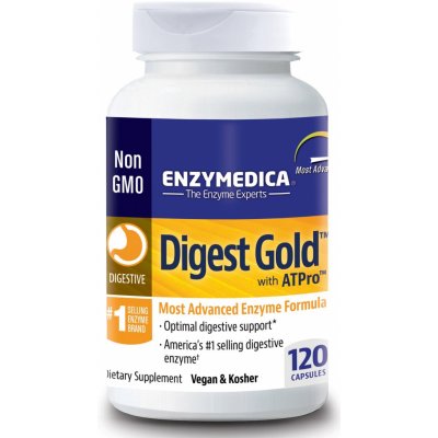 Enzymedica Digest Gold a ATPro 120 kapslí