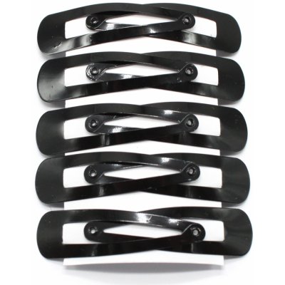 Černé kovové sponky, 10 ks – Sleviste.cz