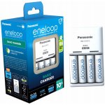 Panasonic Eneloop Basic Charger + 4x Panasonic Eneloop 1900mAh K-KJ51MCC40E – Zboží Živě