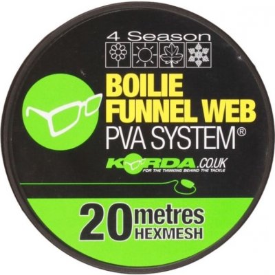 KORDA punčocha do Boilie Funnelweb 4 season 20 m 25 mm hexmesh – Hledejceny.cz