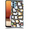 Pouzdro a kryt na mobilní telefon Samsung Pouzdro ACOVER Samsung Galaxy A32 4G SM-A325F s motivem Little cats