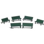 Woodland Scenics parkové lavičky A1879 – Zboží Dáma