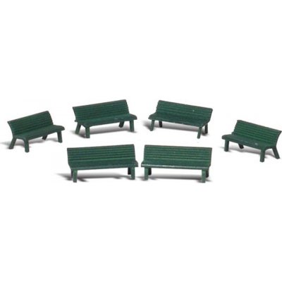 Woodland Scenics parkové lavičky A1879 – Zboží Dáma