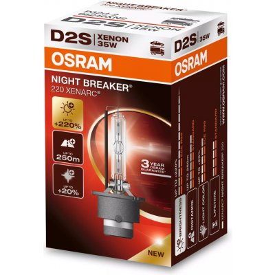 Osram xenon. výbojka 85V 35W D2S P32d-2 Night Breaker Xenarc +220% | Zboží Auto