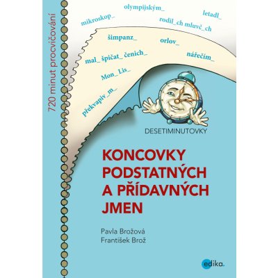 Koncovky podstatných a přídavných jmen 720 minut procvičování - František Brož, Pavla Brožová – Zbozi.Blesk.cz