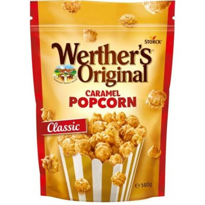 Werther DE popcorn v cukrové krustě s příchutí karamelu 140 g – Zboží Mobilmania