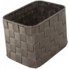 Úložný box Compactor TEX vysoký organizér do zásuvky 19 x 14 x 13 cm Taupe šedo-béžový