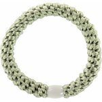KKNEKKI Gumička do vlasů Kknekki Dusty Lind Green, zelená barva, textil – Zboží Dáma
