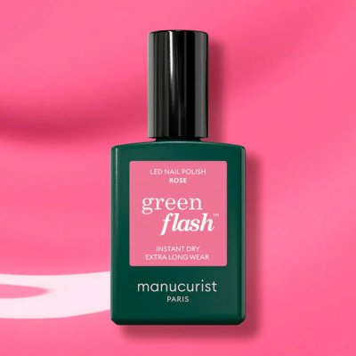 Manucurist Green Flash LED gel na nehty Pale Rose 15 ml – Zboží Dáma