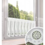 Dekorační krátká vitrážová záclona do kuchyně ANJELA 150x40 cm MyBestHome – Hledejceny.cz