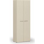 Primo Kancelářská skříň s dveřmi WOOD, 2128 x 800 x 420 mm, bříza – Zboží Dáma