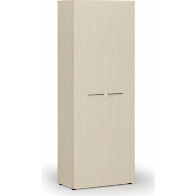 Primo Kancelářská skříň s dveřmi WOOD, 2128 x 800 x 420 mm, bříza – Zboží Dáma