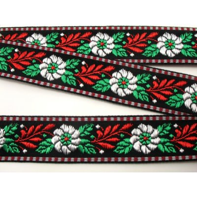 Krojová stuha - černá - šíře 2,5 cm – Sleviste.cz