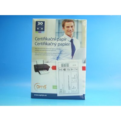 Optys 1577 Papír certifikační ZELENÝ A4 – Zboží Dáma