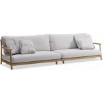 Manutti Muyu 308x93x78 cm rám teak bez polstrů – Hledejceny.cz