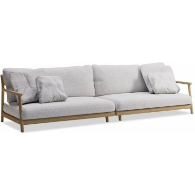 Manutti Muyu 308x93x78 cm rám teak bez polstrů – Hledejceny.cz