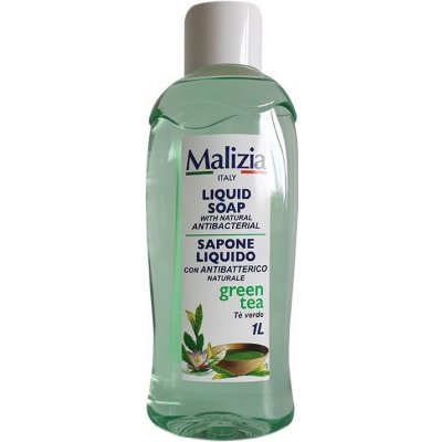 Malizia Liquid Soap Antibacterial Green Tea antibakteriální tekuté mýdlo 1000 ml