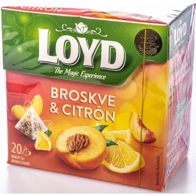 Loyd čaj pyramida broskve a citron 20 x 2 g – Zbozi.Blesk.cz