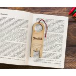 Dřevia Dětská dřevěná záložka do knihy - Zvířátka, se jménem Zvířátko: Koník – Hledejceny.cz